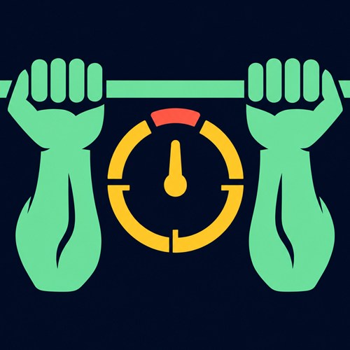 Isometric Hold Lab timer and bilateral balance artwork