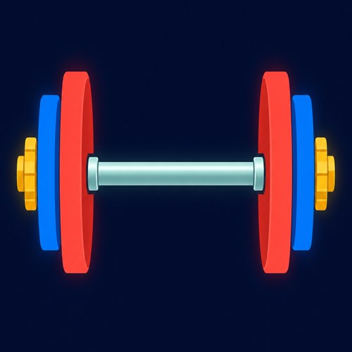 Plate Stack barbell plate calculator artwork
